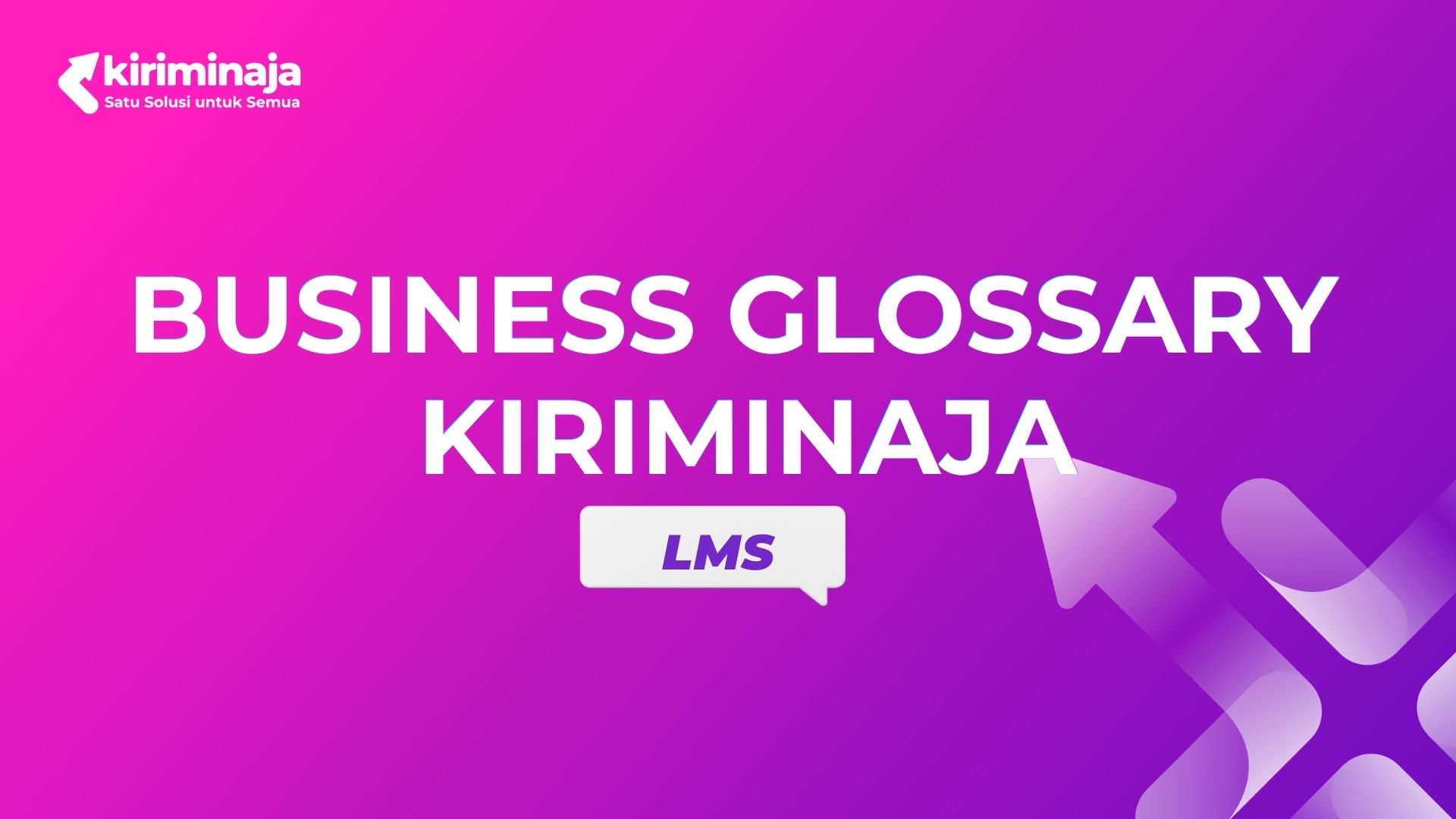 Business Glossary Kiriminaja